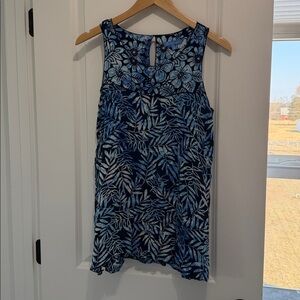 Excellent Condition! Blue Ginger Resort Wear Flowy Tank